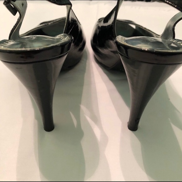 Gianni Bini Womens Peep Toe Heels, Black 4” 7.5M - Picture 4 of 8